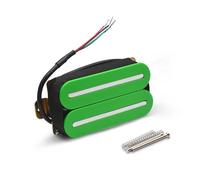 Varios Colores De Pastillas Eléctricas De Doble Vía Para Guitarras Son Adecuados Para Principiantes Puente de guitarra eléctrica pastilla eléctrica(Green)