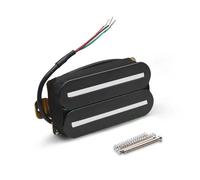 Varios Colores De Pastillas Eléctricas De Doble Vía Para Guitarras Son Adecuados Para Principiantes Puente de guitarra eléctrica pastilla eléctrica(Black)