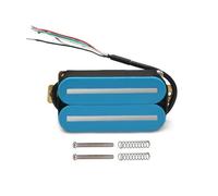 Varios Colores De Pastillas Eléctricas De Doble Vía Para Guitarras Son Adecuados Para Principiantes Puente de guitarra eléctrica pastilla eléctrica(Blue)