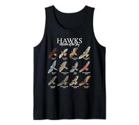 Varios halcones - aves rapaces Camiseta sin Mangas