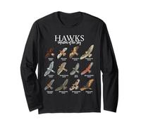 Varios halcones - aves rapaces Manga Larga