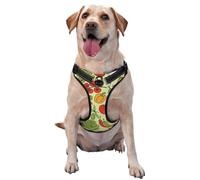 Varios Patrones de Vegetales,Arnés para Mascotas, arnés Reflectante Ajustable para Perros,S