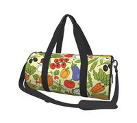 Varios Patrones Vegetales, Bolsa de Viaje de Gran Capacidad, Bolso Redondo, Bolsa de Viaje Deportiva, Bolsa de Mano, Bolsa de Fitness