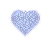 Varios símbolos de corazón redondo llavero de silicona epoxi molde adornos colgante artesanía para San Valentín varios símbolos molde para San Valentín