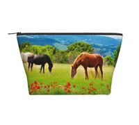 Varios Tipos de Caballos, Bolsa de artículos de tocador Bolsa de Maquillaje Bolsa de cosméticos Bolsa de artículos de tocador de Viaje portátil