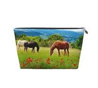 Varios Tipos de Caballos, Bolsa de artículos de tocador Bolsa de Maquillaje Bolsa de cosméticos Bolsa de artículos de tocador de Viaje portátil