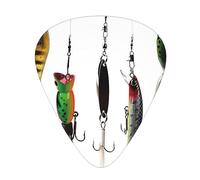 Varios tipos de cebos de pesca para guitarra, paquete de 12 pastillas de guitarra adecuadas para tocar guitarras acústicas, guitarras eléctricas, etc.