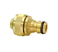 VARIOSAN Adaptador Conector de Manguera con Acople 13170, 1/2'', Latón Pulido