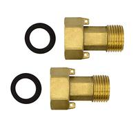 Variosan Agua Contador unión, 2 unidades, latón