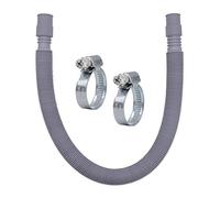 VARIOSAN Manguera de desagüe 11312, 60-200 cm, extensible, 3/4", incluye abrazaderas, para lavadora y lavavajillas