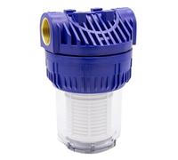 VARIOSAN Prefiltro (5 pulgadas) para bombas y plantas de agua doméstica 18403, rosca interior de 3/4", 8 bar, caudal de 3000 l/h, ancho de malla de 0,06 mm