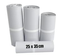 Various -100 pcs Bolsas de Envío de 25X35,40X55,35X45,35x52, 50x60 Gris Claro, Polietileno, Cierre Autoadhesivo y Impermeable Opacas, Perfecto para Pequeñas Empresas y Vendedores en Línea (25X 35 CM)
