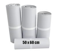 Various -100 pcs Bolsas de Envío de 35x52CM, 50x60CMGris Claro, Polietileno, Cierre Autoadhesivo y Impermeable Opacas, Perfecto para Pequeñas Empresas y Vendedores en Línea (50X60 CM)