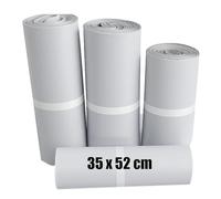 Various -100 pcs Bolsas de Envío de 35x52CM, Gris Claro, Polietileno, Cierre Autoadhesivo y Impermeable Opacas, Perfecto para Pequeñas Empresas y Vendedores en Línea