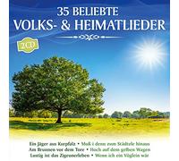Various - 35 beliebte Volkslieder & Heimatlieder; incl. Am Brunnen vor dem Tore; Hoch auf dem gelben Wagen; Lustig ist das Zigeunerleben; Wenn ich ein Vöglein wär