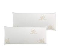 various-Almohada viscoelástica,núcleo 100% Viscoelástico, Tejido de Aloe Vera,Anticácaros, Anti bacterias, Termorregulable y Ergonómica. Libera la presión Cervical Visco 2 x 75 cm