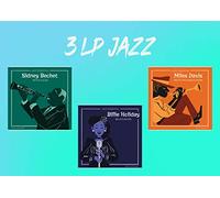 Various Artists - 3 LP Jazz Vinily Remastered - Sindney Bechet, Billie Holiday, Miles Davis