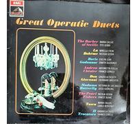 Various Artists - Great Operatic Duets LP HMV ASD2382 EX/EX 1960s red semi circle label, with insert, with Maria Callas, Tito Gobbi & Gabriella Tucci