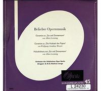 VARIOUS ARTISTS - Ouvertüre zu "Zar und Zimmermann,Die Hochzeit des Figaro/Holzschuhtanz aus "Zar und Zimmernmann(7" Vinyl EP)(1964)(Opera 4195)