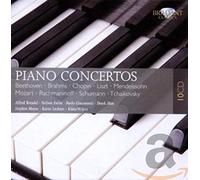 PIANO CONCERTOS: Beethoven, Brahms, Chopin, Listz, Mendelssohn, Mozart, Rachmanninof, Tchaikovsky [CD de audio] Alfred Brendel,
