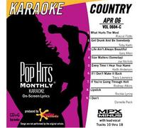 Various Artists - Pop Hits Monthly Karaoke, COUNTRY April 2006 (US Import)