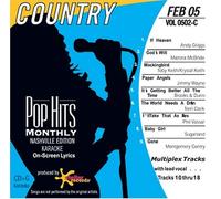 Various Artists - Pop Hits Monthly Karaoke COUNTRY Feb 2005