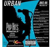 Various Artists - Pop Hits Monthly Karaoke, URBAN Dec 2005