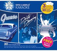 Various Artists - Sing To The World Karaoke - Hits From Grease, Dirty Dancing & Saturday Night Fever 3 Disc Set (CD+G)
