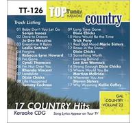 Various Artists - Top Tunes Karaoke CDG Gal Country 23 TT-126