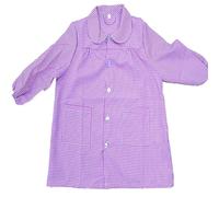various Babi Escoloar Infantil con Botones Cuadrado,Bata Escolar con Bolsillos y Puños Ajustados para guardería y Colegio,Color Rosa
