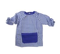 various Bata Escolar Infantil Babi Escolar Niño o Niña para Guarderia y Colegio Cuadrado con Un Bolsillo Elástica en Puño y Cuello Color Azul Talla 2 (3-4 años)