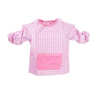 various Bata Escolar Infantil Babi Escolar Niño o Niña para Guarderia y Colegio Cuadrado con Un Bolsillo Elástica en Puño y Cuello Color Rosa Talla 3 (4-5 años)