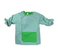 various Bata Escolar Infantil Babi Escolar Niño o Niña para Guarderia y Colegio Cuadrado con Un Bolsillo Elástica en Puño y Cuello Color Verde Talla 5 (6-7 años)