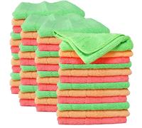 various Bayeta de Microfibra Limpieza 48 Unidades,Toalla Trapos de Limpieza Reutilizazbles,Paños de Limpieza Lavable sin Rayas sin Pelusa para Casa, Cocina, Coche,Multicolor 40x60cm