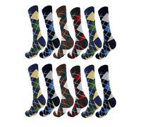various Calcetines Hombre Estanpados Divertidos y Casuales de Algodón con diversos Diseños a la moda para Hombre Hombre 12 Pares Talla 40-46