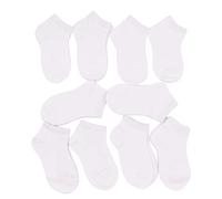 various Calcetines Tobilleros para Niñas Niños Park de 10 Unidades,Calcetines Verano Unisex Finos Algodón Cortos Suaves y Respirable para Chicos para Todas Estaciones.(27-31 6-9año)