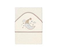 various Capa de Baño Bebé con Capucha 100x100 cm, Toalla de Bebé 100% Algodón Rizo, Suave y Absorbente, Ideal para Recién Nacidos y Niños Pequeños con un Diseño Luna Color Beige