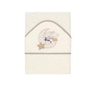 various Capa de Baño de Bebé con Capucha Rizo 100% Algodón,Medida 100 cm x 100 cm,Toalla de Bebé con Capucha niños pequeños Suave y Absorbente con un Diseño Amoroso Color Beige