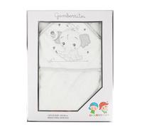 various Capa de Baño para Bebé Algodón100%,Toalla con Capucha Bebé recién Nacido Bebe Unisex, 100 x 100 cm Diseño de Elefante Color Gris
