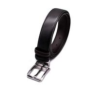 various Cinturón Hombre, Cinturón Reversible de Piel Cuero 30MM, Un Hebilla Girada para 2 Colores con Caja Regalo(plata 120cm)