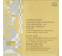 Various-Classical & Orchestral - George Barati: Concerto For Violoncello And Orchestra / Klaus Egge: Piano Concerto No. 2