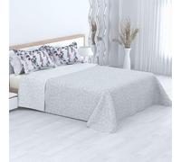 various-ColchaBouti Estampada para Verano y Premivera+ 1 Funda Cojin 50 x 70 cm,Reversible Colcha Cubrecama Ligera Fina,Entretiempo 100% Poliéster. (Cama 90-180 x 270cm) Rubi