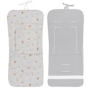 Various Colchoneta Silla Paseo Universal Funda de Verano para Silla Paseo Reversible 100% Algodón Colchoneta para Carrito Bebé- Transpirable,Mullida y Confortable (DC037-31)