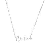 various Collar Nombre Ainhoa Acero Inoxidable-Colgante Nombre Personalizado Plateado para Collar Mujer-Regalos Personalizados para Mujer Madres Niña Parejas, Mejor Amiga