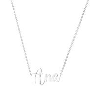 various Collar Nombre Ana Acero Inoxidable-Colgante Nombre Personalizado Plateado para Collar Mujer-Regalos Personalizados para Mujer Madres Niña Parejas, Mejor Amiga