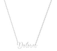 various Collar Nombre Dolores Acero Inoxidable-Colgante Nombre Personalizado Plateado para Collar Mujer-Regalos Personalizados para Mujer Madres Niña Parejas, Mejor Amiga