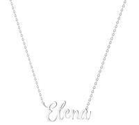 various Collar Nombre Elena Acero Inoxidable-Colgante Nombre Personalizado Plateado para Collar Mujer-Regalos Personalizados para Mujer Madres Niña Parejas, Mejor Amiga