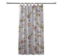 various Cortina Cocina de Estilo Fruta Piña y Granada 140 x 145cm,Tela Opaca Máxima Privacidad para Comedor,50% Algodón 50% Poliester 1 Paneles