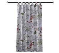 various Cortina Cocina de Estilo Hojas y Libelulas 140 x 145cm,Tela Opaca Máxima Privacidad para Comedor,50% Algodón 50% Poliester 1 Paneles