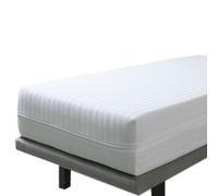 Various-Cubrecolchón 135 x 190/200cm,Funda de Colchón Cuti Rayas 50% Algodón 50% Polister, Cobertura Completa,Cierre de Cremallera,Transpirable,Absorbente